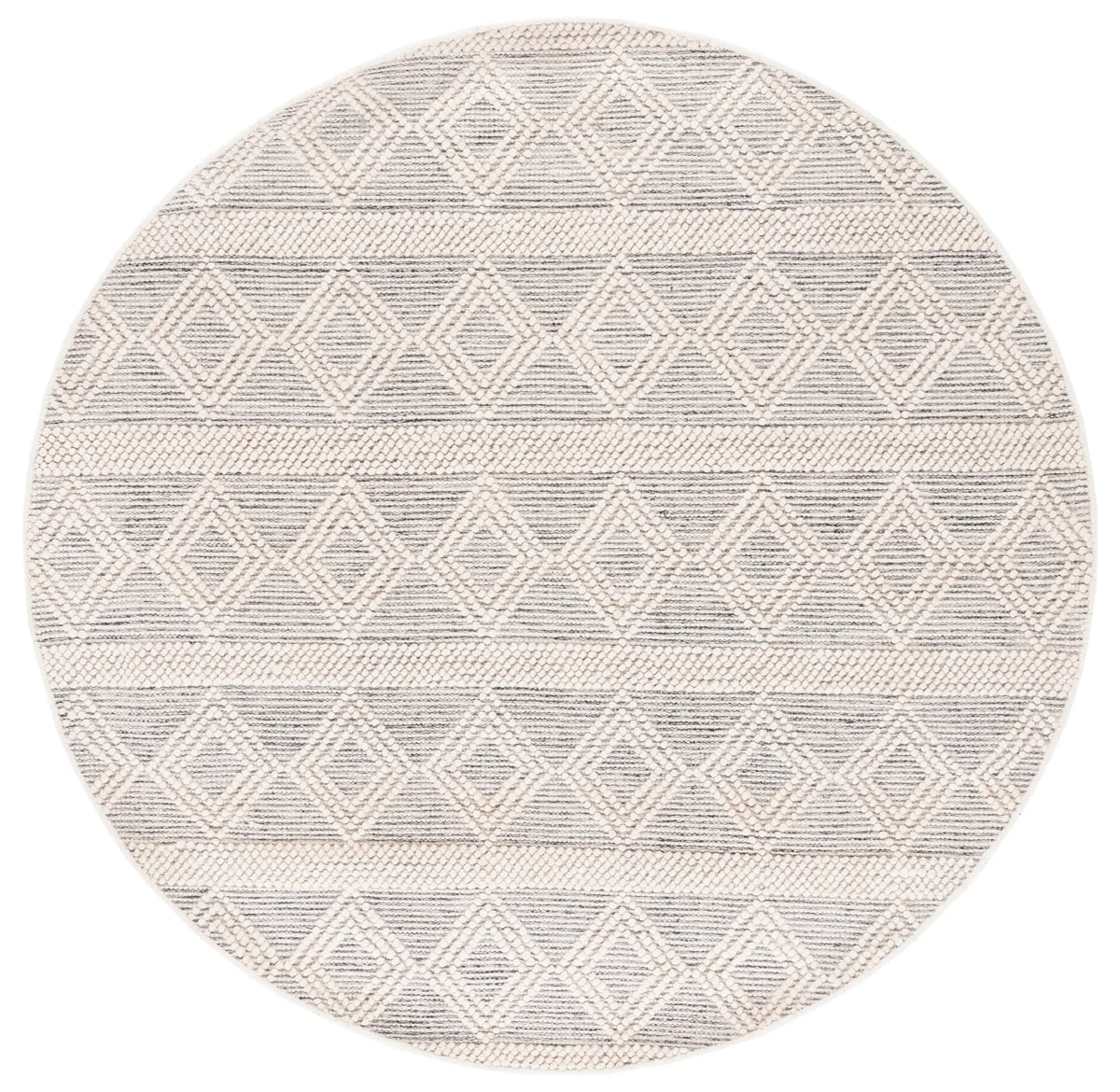 Safavieh Natura 6'-0" x 6'-0" Rug in Ivory / Black
