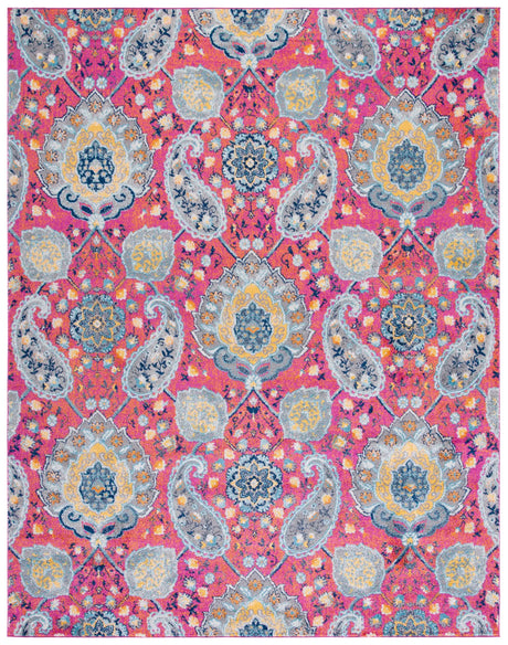 Safavieh Madison 10'-0" x 14'-0" Rug in Fuchsia / Gold