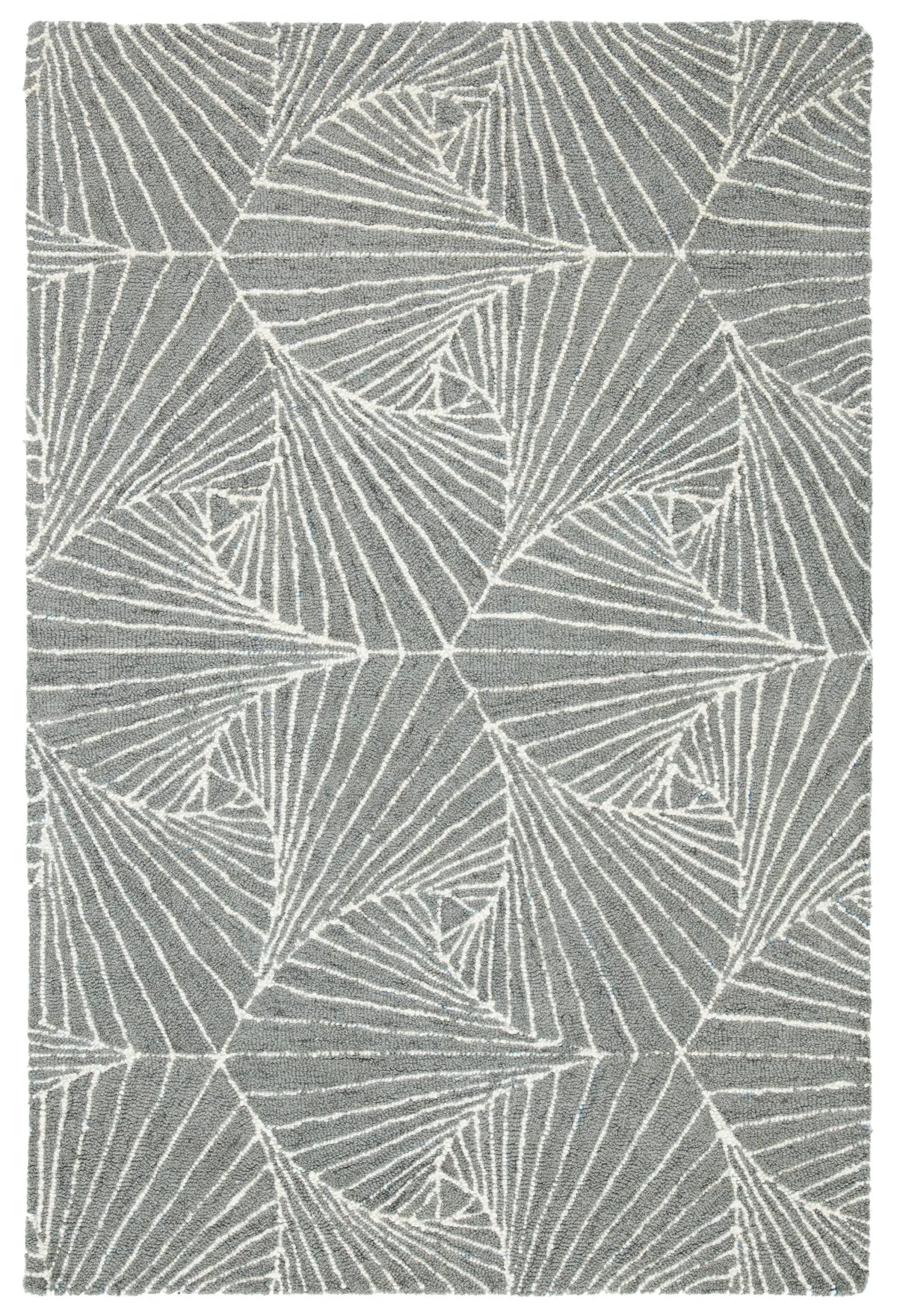 Safavieh Micro-Loop 3'-0" x 5'-0" Rug in Grey / Ivory