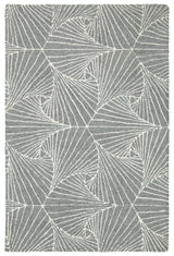 Safavieh Micro-Loop 3'-0" x 5'-0" Rug in Grey / Ivory