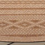 Safavieh Sisal All-Weather 6'-7" x 6'-7" Rug in Natural / Brown