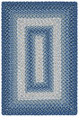 Safavieh Braided 2'-0" x 3'-0" Rug in Navy / Grey