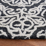 Safavieh Blossom 6'-0" x 6'-0" Rug in Black / Ivory