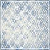 Safavieh Dip Dye 7'-0" x 7'-0" Rug in Blue / Ivory