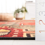 Safavieh Tucson 4'-0" x 6'-0" Rug in Rust / Green