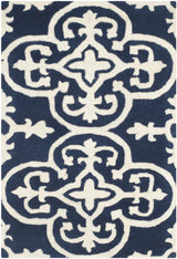 Safavieh Chatham 2'-0" x 3'-0" Rug in Dark Blue / Ivory
