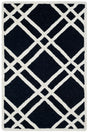 Safavieh Cambridge 2'-0" x 3'-0" Rug in Black / Ivory