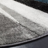 Safavieh Hollywood 5'-3" x 5'-3" Rug in Grey / Teal
