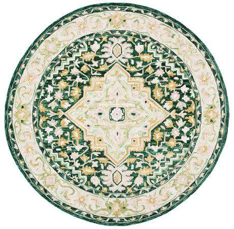 Safavieh Aspen 7'-0" x 7'-0" Rug in Green / Ivory