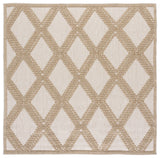 Safavieh Martha Stewart Global 6'-7" x 6'-7" Rug in Beige / Brown