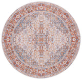 Safavieh Tucson 6'-0" x 6'-0" Rug in Beige / Rust