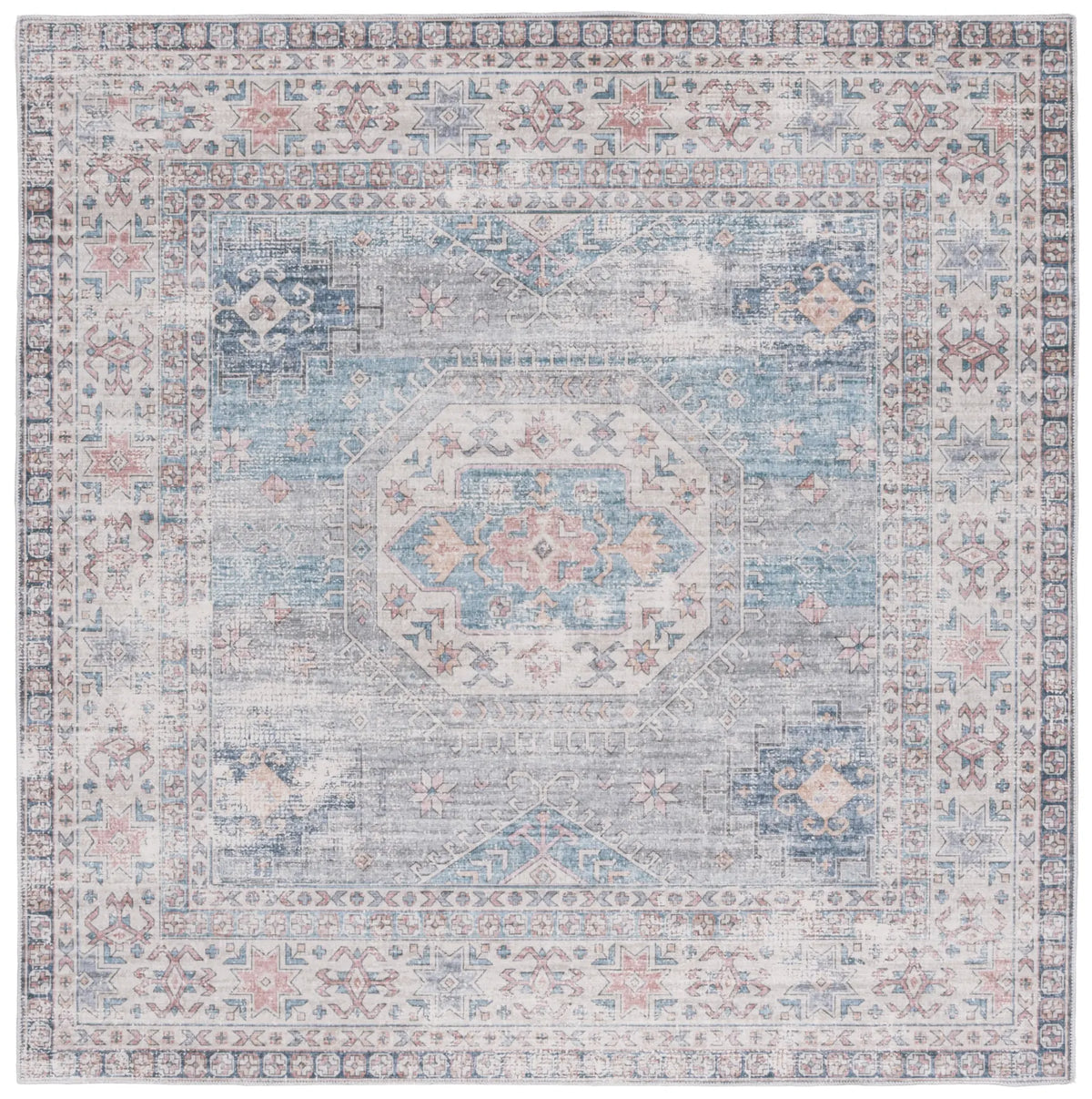 Safavieh Arizona 6'-0" x 6'-0" Rug in Blue / Grey