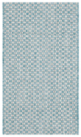 Safavieh Courtyard 2'-0" x 3'-7" Rug in Light Blue / Light Grey