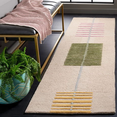 Safavieh Genre 2'-3" x 11'-0" Rug in Beige / Green