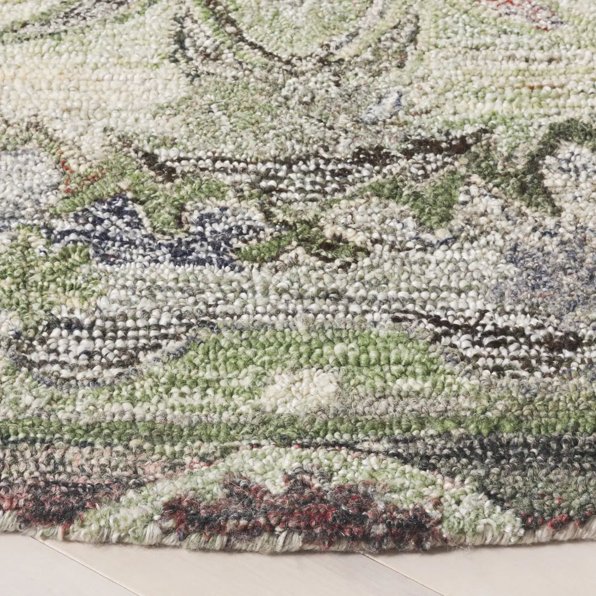 Safavieh Anatolia 6'-0" x 6'-0" Rug in Grey / Green