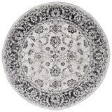 Safavieh Tulum 6'-7" x 6'-7" Rug in Ivory / Black
