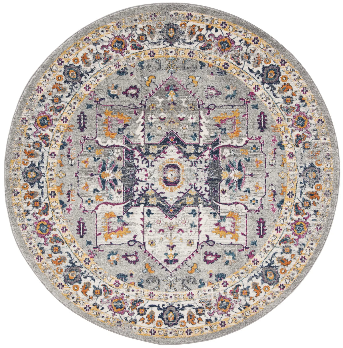 Safavieh Evoke 6'-7" x 6'-7" Rug in Grey / Grey