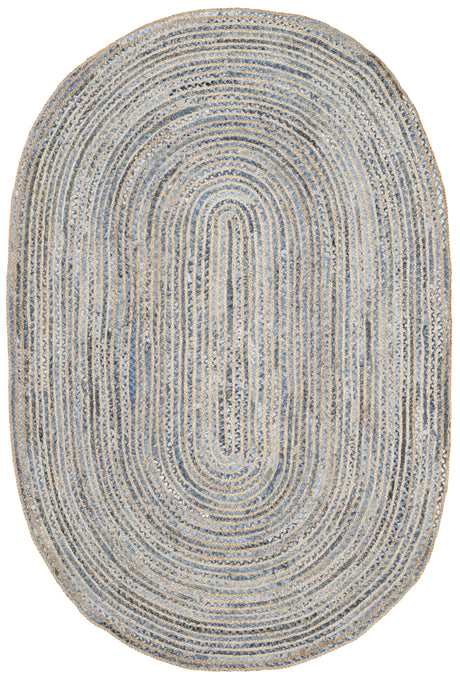 Safavieh Cape Cod 6'-0" x 9'-0" Rug in Natural / Blue
