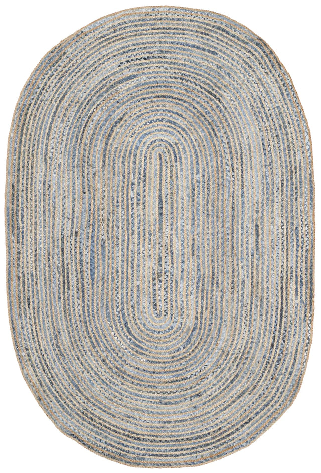 Safavieh Cape Cod 6'-0" x 9'-0" Rug in Natural / Blue
