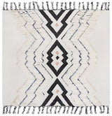 Safavieh Kenya 7'-0" x 7'-0" Rug in Ivory / Black Blue
