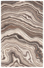 Safavieh Metro 4'-0" x 6'-0" Rug in Brown / Ivory