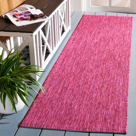 Safavieh Courtyard 2'-3" x 8'-0" Rug in Red