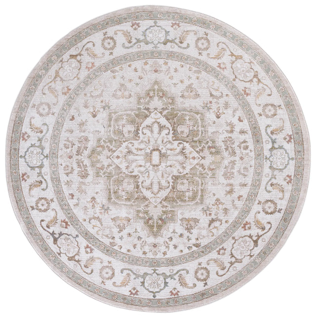 Safavieh Ellwood 6'-5" x 6'-5" Rug in Beige / Olive