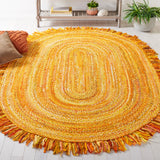 Safavieh Braided 5'-0" x 8'-0" Rug in Gold