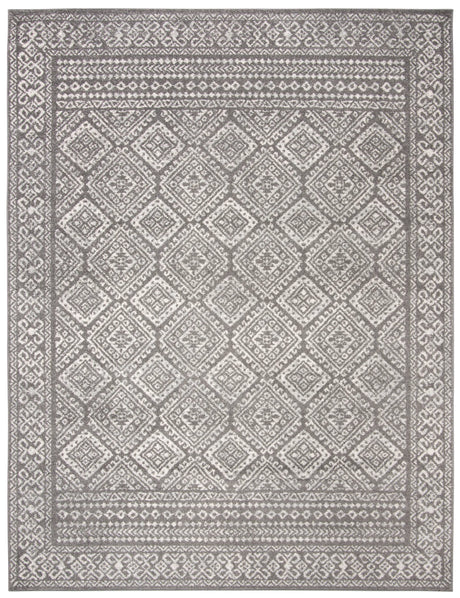 Safavieh Tulum 10'-0" x 13'-0" Rug in Dark Grey / Ivory