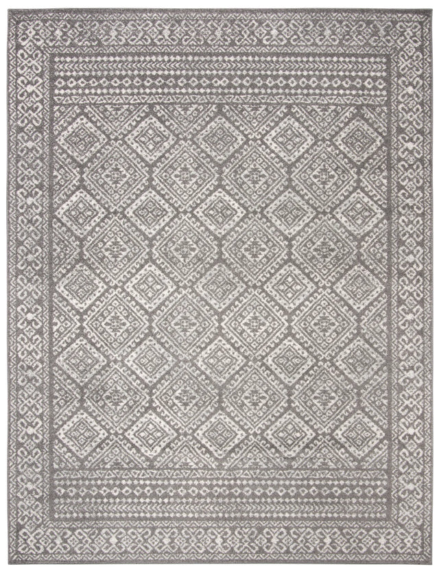 Safavieh Tulum 10'-0" x 13'-0" Rug in Dark Grey / Ivory
