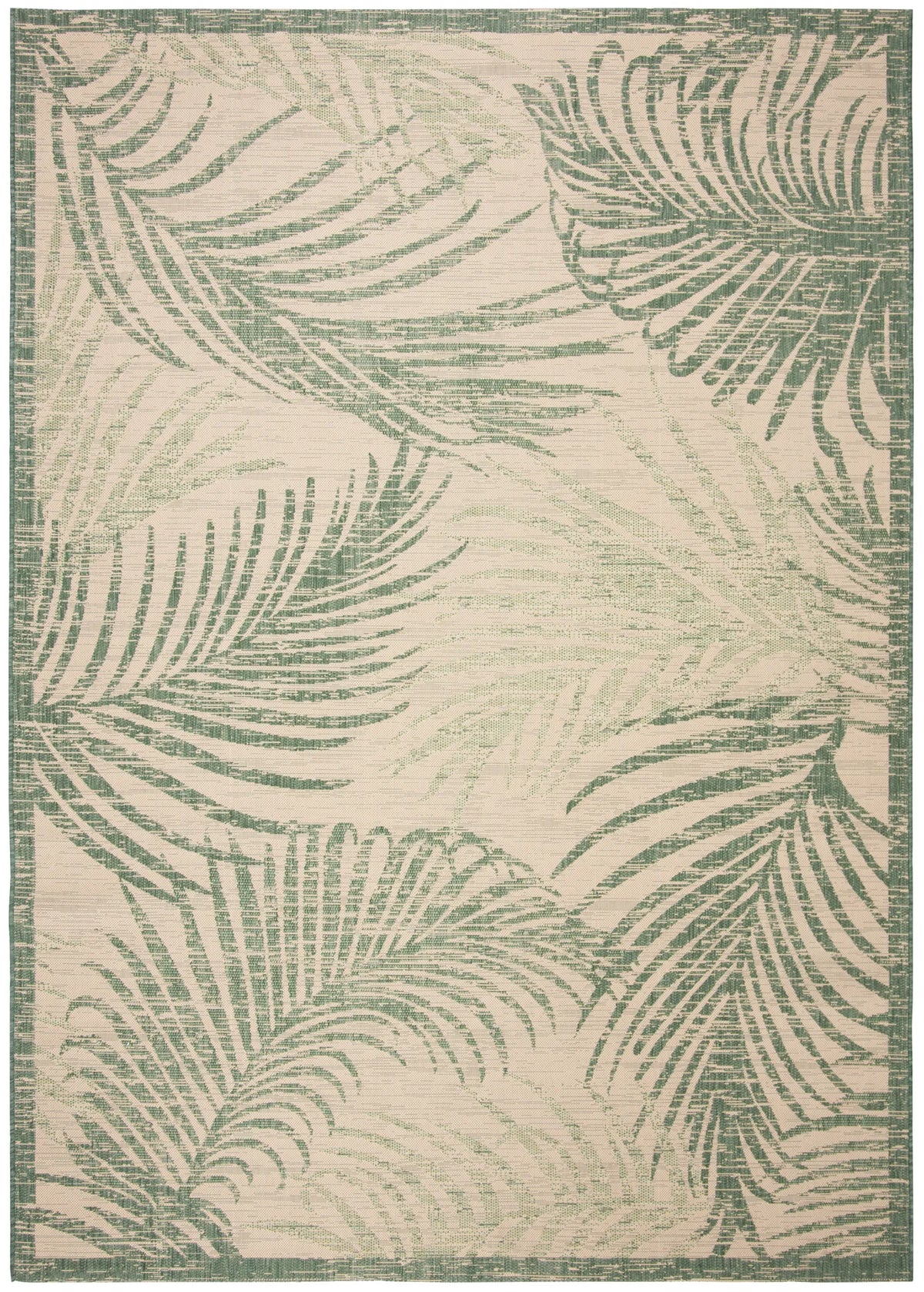 Safavieh Courtyard 10'-0" x 14'-0" Rug in Beige / Green