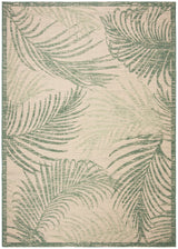 Safavieh Courtyard 10'-0" x 14'-0" Rug in Beige / Green