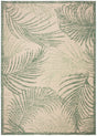 Safavieh Courtyard 10'-0" x 14'-0" Rug in Beige / Green
