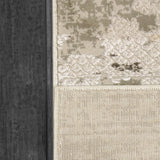 Dynamic Rugs Renaissance 3152 Ivory/Grey Rug - Corner