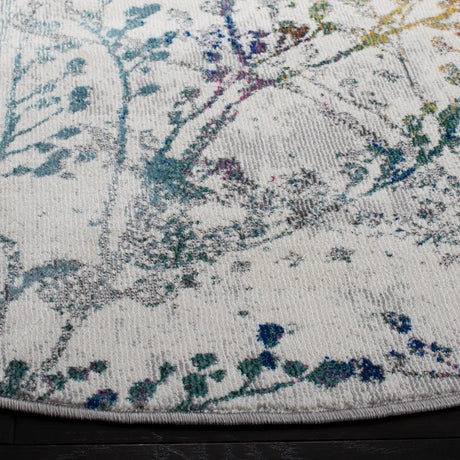 Safavieh Aria 5'-1" x 5'-1" Rug in Ivory / Blue