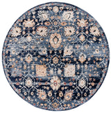 Safavieh Luna 6'-7" x 6'-7" Rug in Navy / Blue