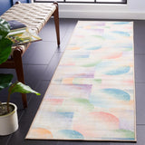 Safavieh Paint Brush 2'-2" x 8'-0" Rug in Blue / Purple