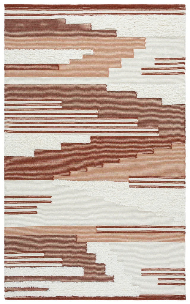 Safavieh Kenya 4'-0" x 6'-0" Rug in Rust / Ivory