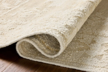 Loloi Alara ALR-01 Traditional Hand Woven Ivory, Natural Rug - pile height