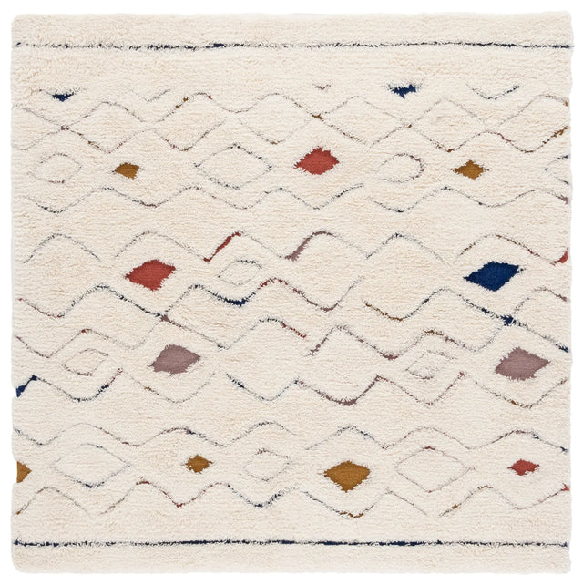 Safavieh Casablanca 6'-0" x 6'-0" Rug in Ivory / Rust
