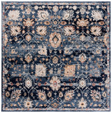 Safavieh Luna 6'-7" x 6'-7" Rug in Navy / Blue