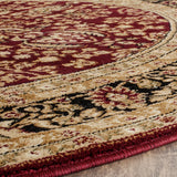 Safavieh Lyndhurst 5'-3" x 5'-3" Rug in Red / Black
