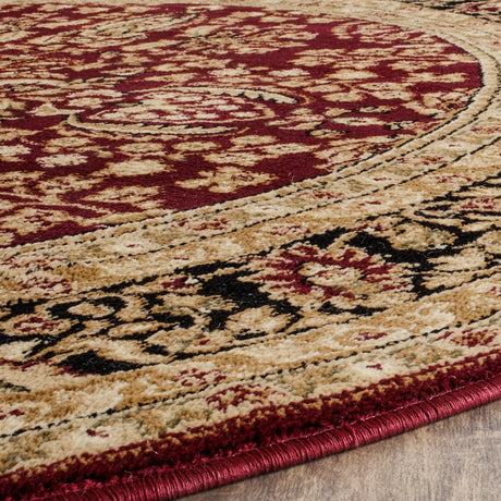 Safavieh Lyndhurst 5'-3" x 5'-3" Rug in Red / Black