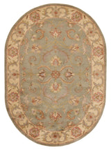 Safavieh Heritage 4'-6" x 6'-6" Rug in Green / Gold