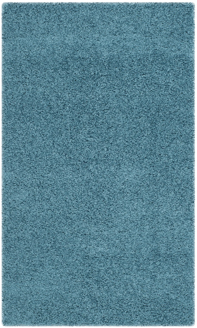 Safavieh Sgl-Laguna Shag 3'-0" x 5'-0" Rug in Turquoise