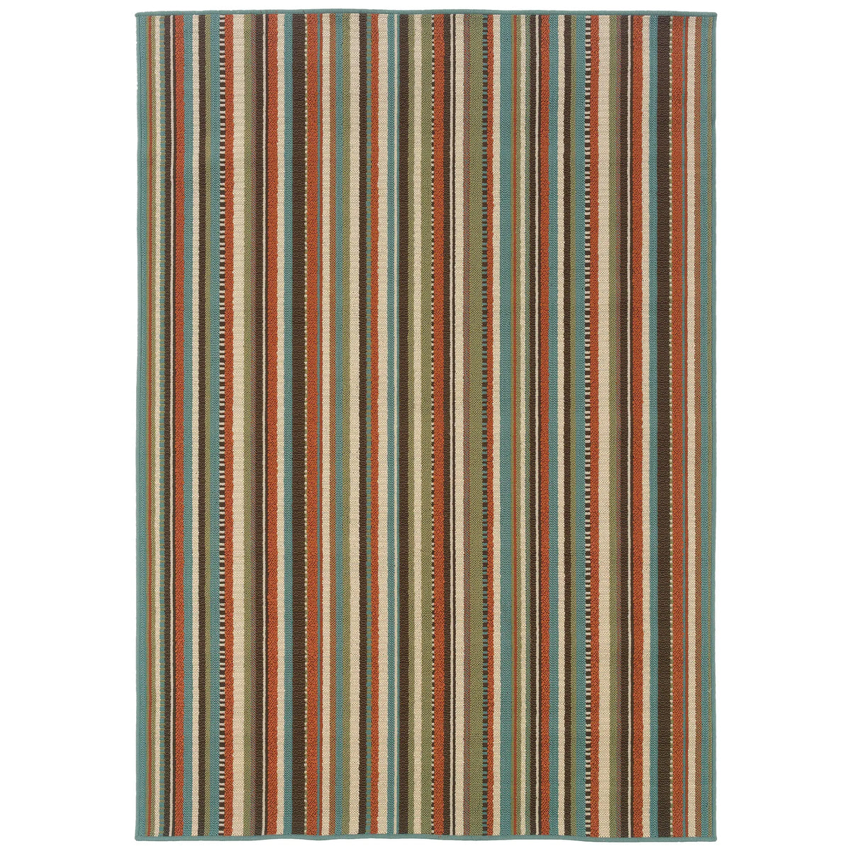 Oriental Weavers Sphinx Montego 6996C Green / Blue Rugs - main flat