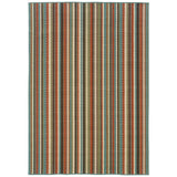 Oriental Weavers Sphinx Montego 6996C Green / Blue Rugs - main flat