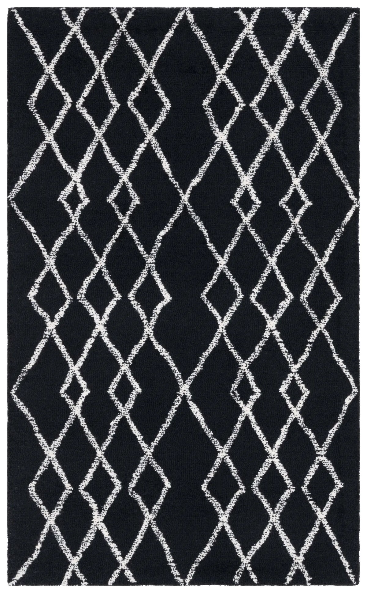 Safavieh Metro 3'-0" x 5'-0" Rug in Black / Ivory