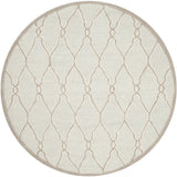 Safavieh Cambridge 6'-0" x 6'-0" Rug in Light Grey / Ivory