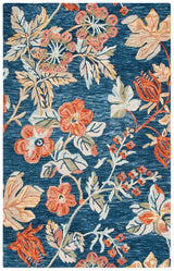 Safavieh Aspen 4'-0" x 6'-0" Rug in Blue / Orange